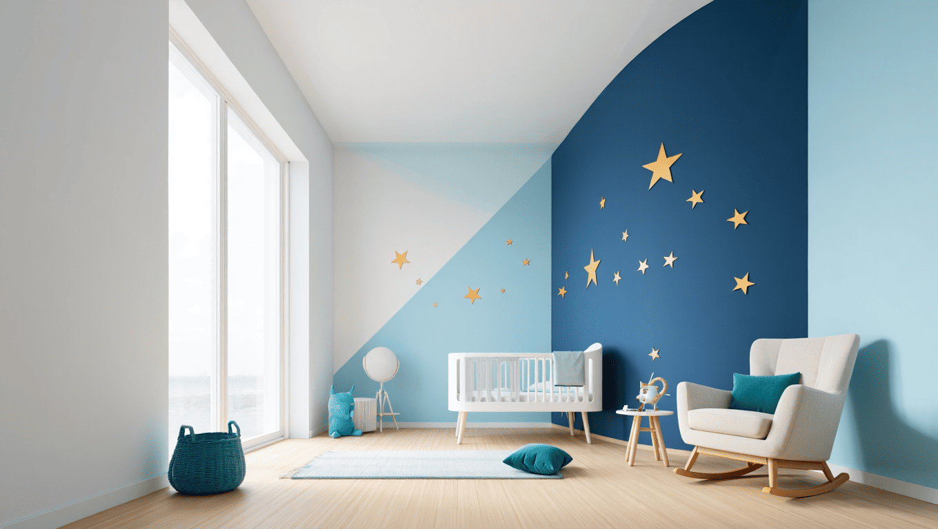 Chambre Bébé Bleu Déco : Idées Ambiance Apaisante
