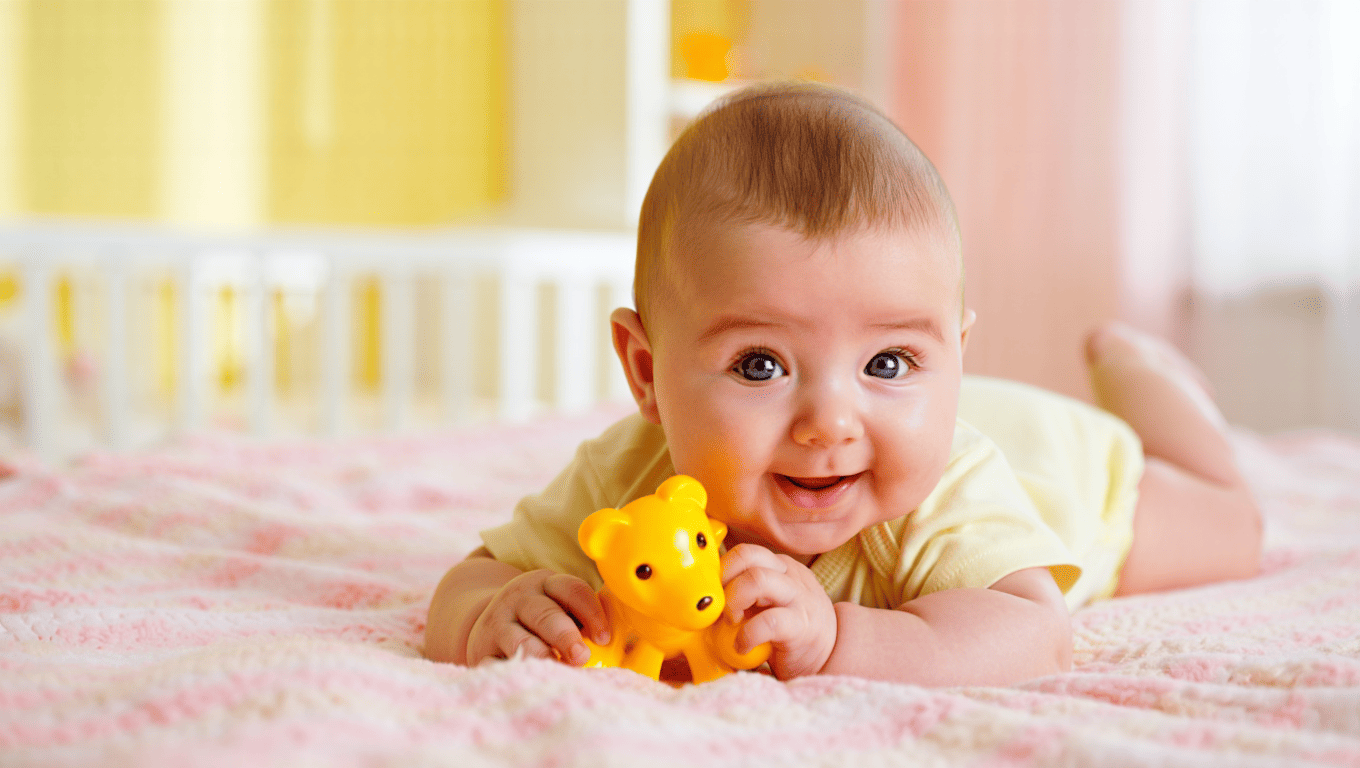 Journée type bebe 4 mois : sommeil; éveil; repas