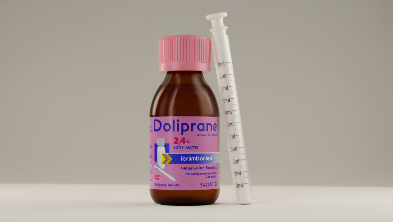 Equivalent pipette Doliprane en ml : tableau des conversions