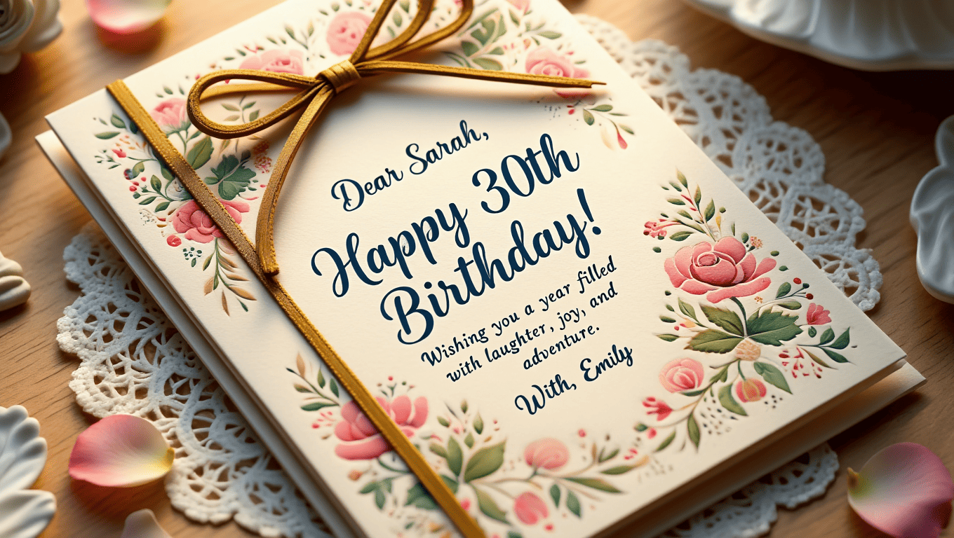 Joyeux anniversaire original femme