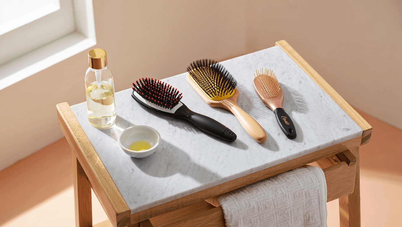 Nettoyer brosse a cheveux