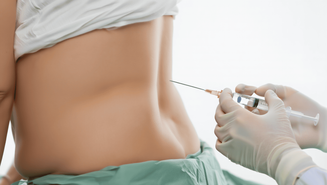 Aiguille péridurale - taille et douleur