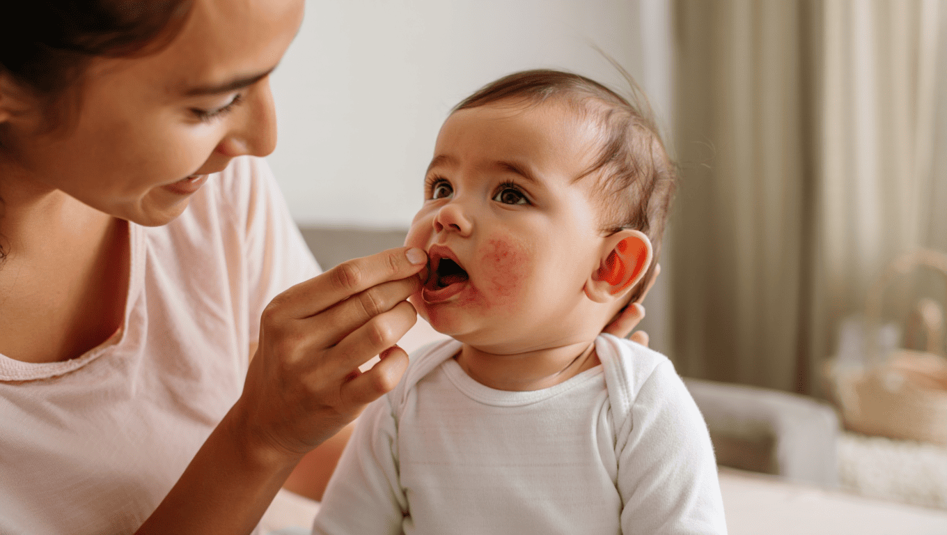 Gencives gonflées bébé : Top 5 des solutions douces