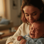 Pleurs décharge bébé - 7 astuces pour calmer le soir