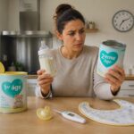 découvrez que faire en cas d'erreur lors du choix du lait infantile : comment gérer si vous avez donné du lait 2ème âge au lieu du 1er âge à votre bébé.