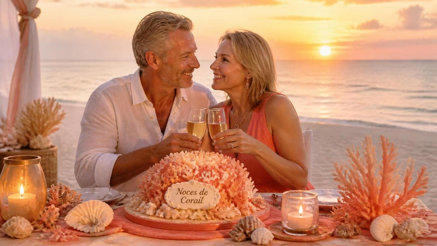 découvrez comment célébrer les noces de corail, un moment unique pour revivre un voyage d'amour et créer des souvenirs inoubliables.