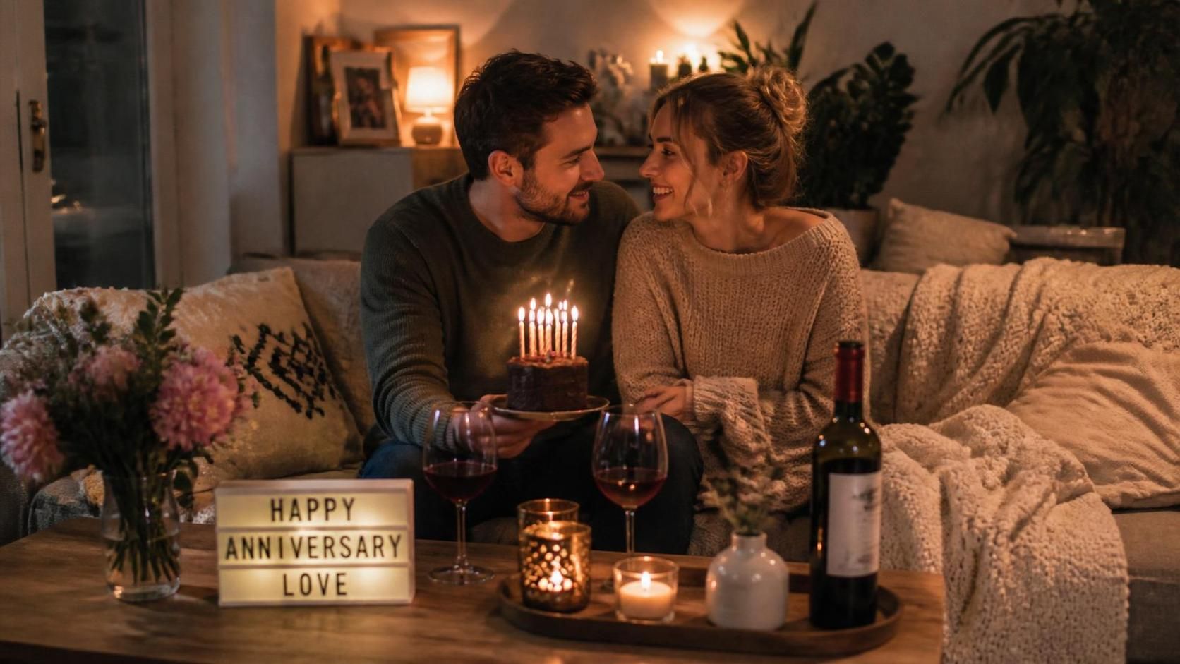 célébrez une année de douceur et de complicité avec les noces de laine, symbole d'un amour chaleureux et durable.