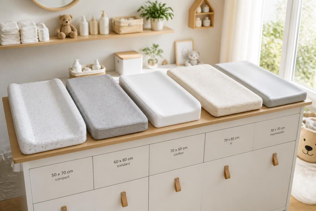 découvrez notre guide complet des dimensions des matelas à langer pour choisir le modèle idéal, alliant confort et praticité pour votre bébé.