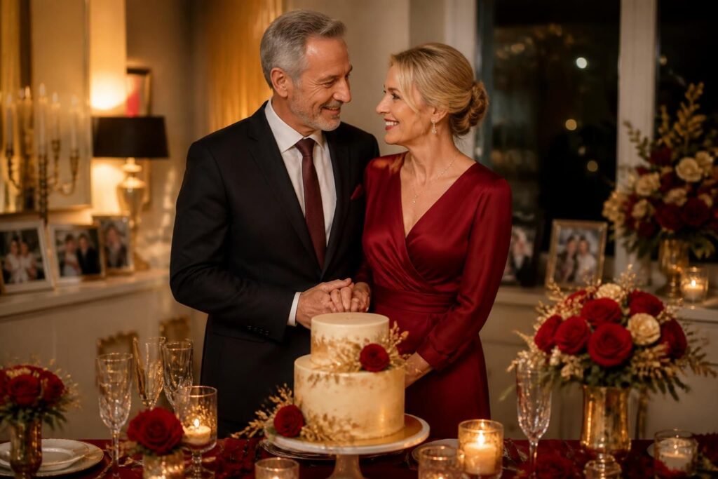 célébrez 25 ans d'amour et de complicité avec nos idées et conseils pour des noces de vermeil inoubliables.