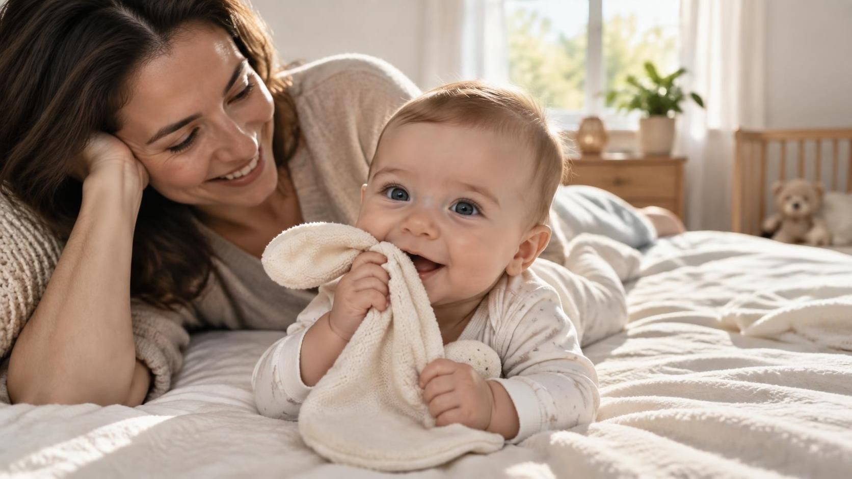 offrez à bébé douceur et sécurité avec un doudou en coton bio : une matière naturelle, respirante et adaptée aux peaux sensibles.