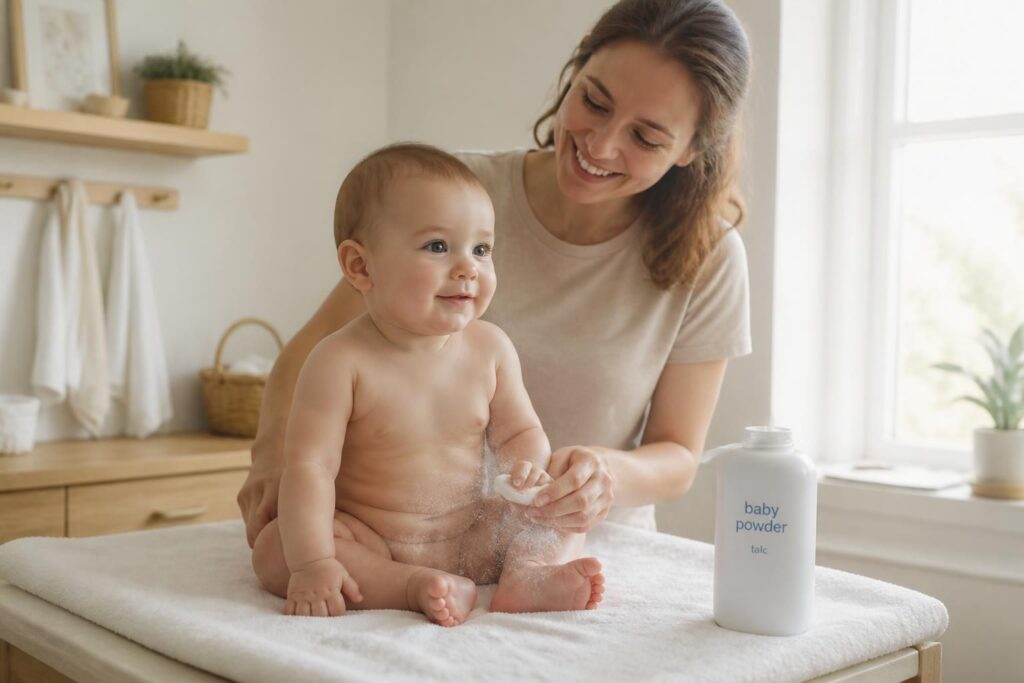 découvrez tout ce qu'il faut savoir sur l'utilisation du talc pour bébé : avantages, précautions et conseils pour un soin doux et efficace de la peau de votre enfant.