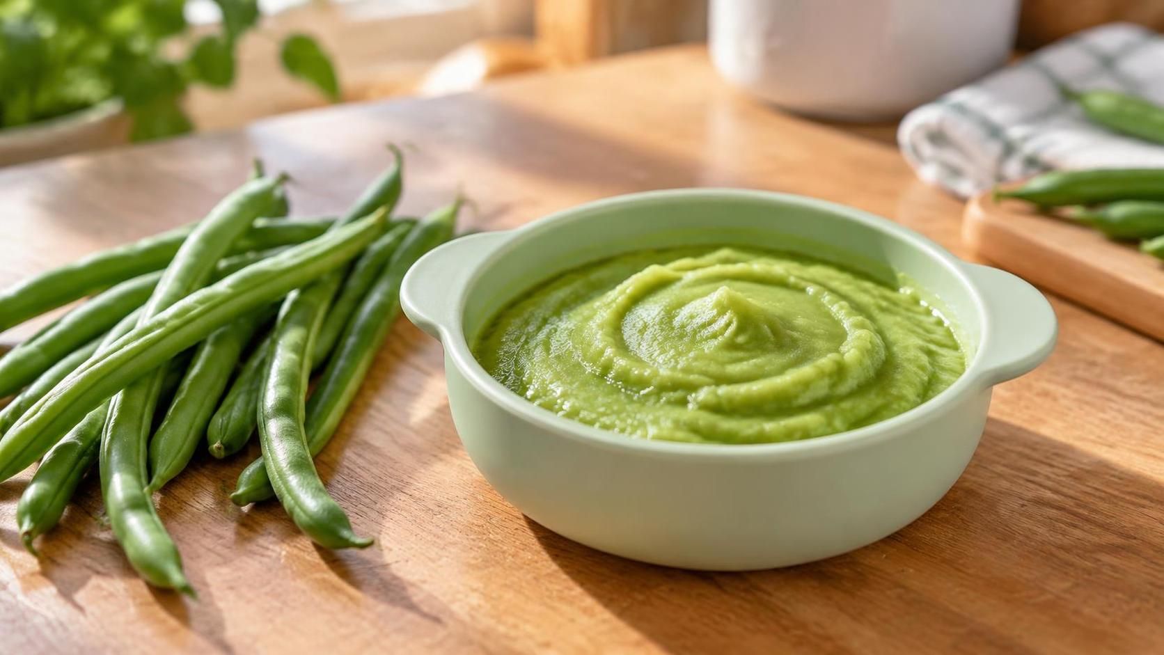 découvrez comment préparer facilement une purée de haricots verts pour bébé, douce et savoureuse, idéale pour ses premières découvertes alimentaires.
