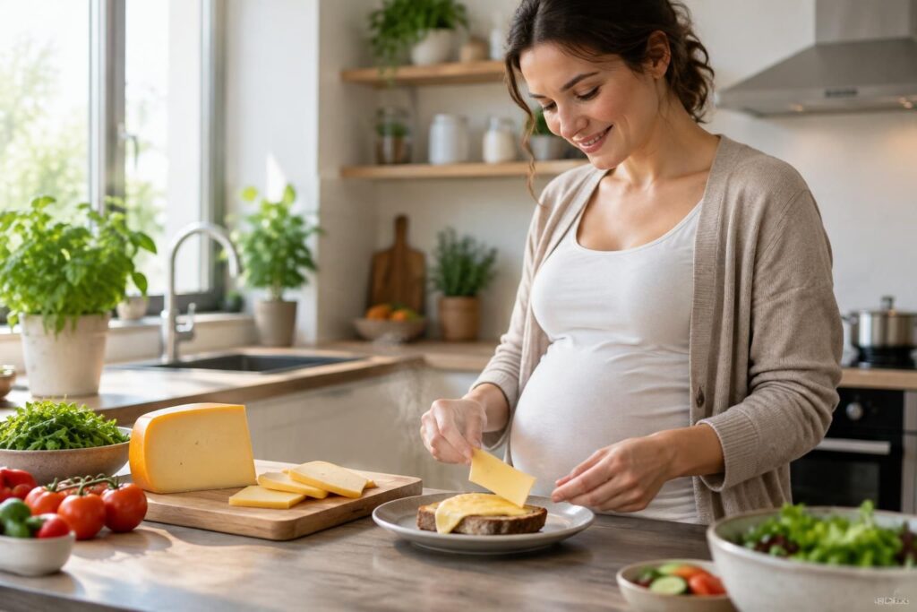 gouda et grossesse : découvrez si ce fromage est sans risque, les précautions à prendre et comment le consommer en toute sécurité pendant la grossesse.