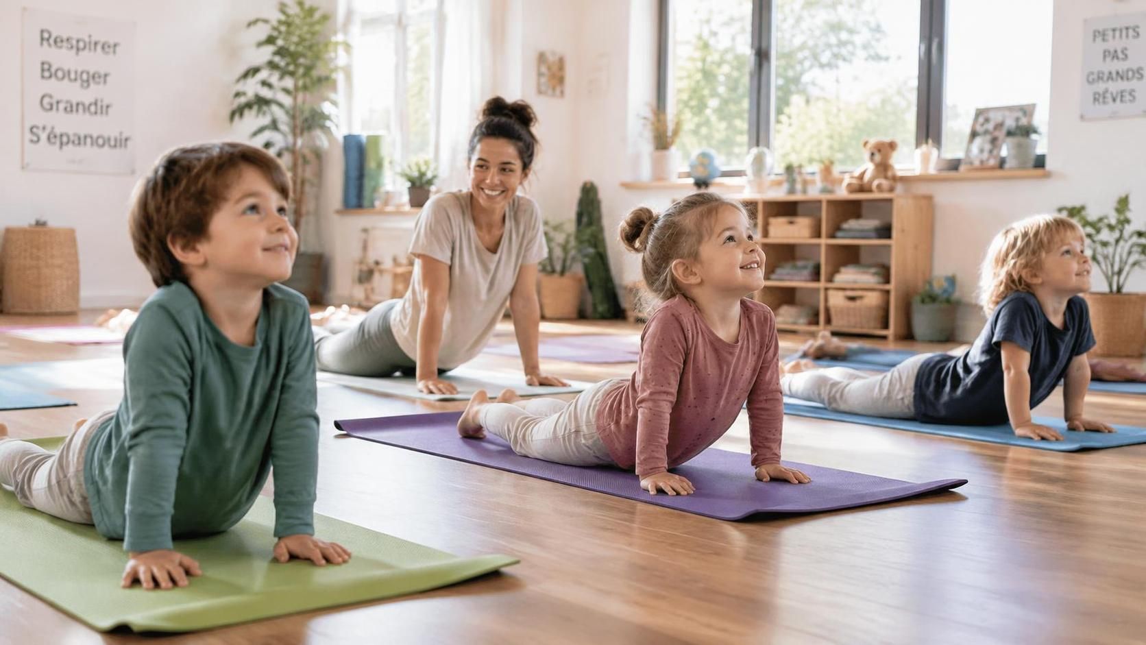 découvrez comment le yoga favorise le développement des enfants en 2026 : concentration, confiance en soi, équilibre émotionnel et bien-être physique.