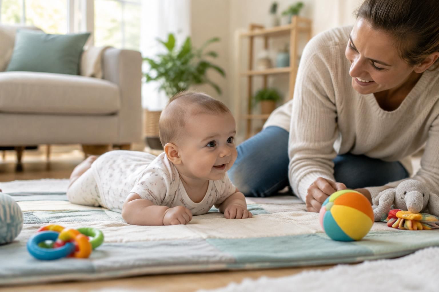 découvrez le tummy time : ses bienfaits pour le développement de bébé, quand le commencer et comment l’intégrer en toute sécurité à son quotidien.
